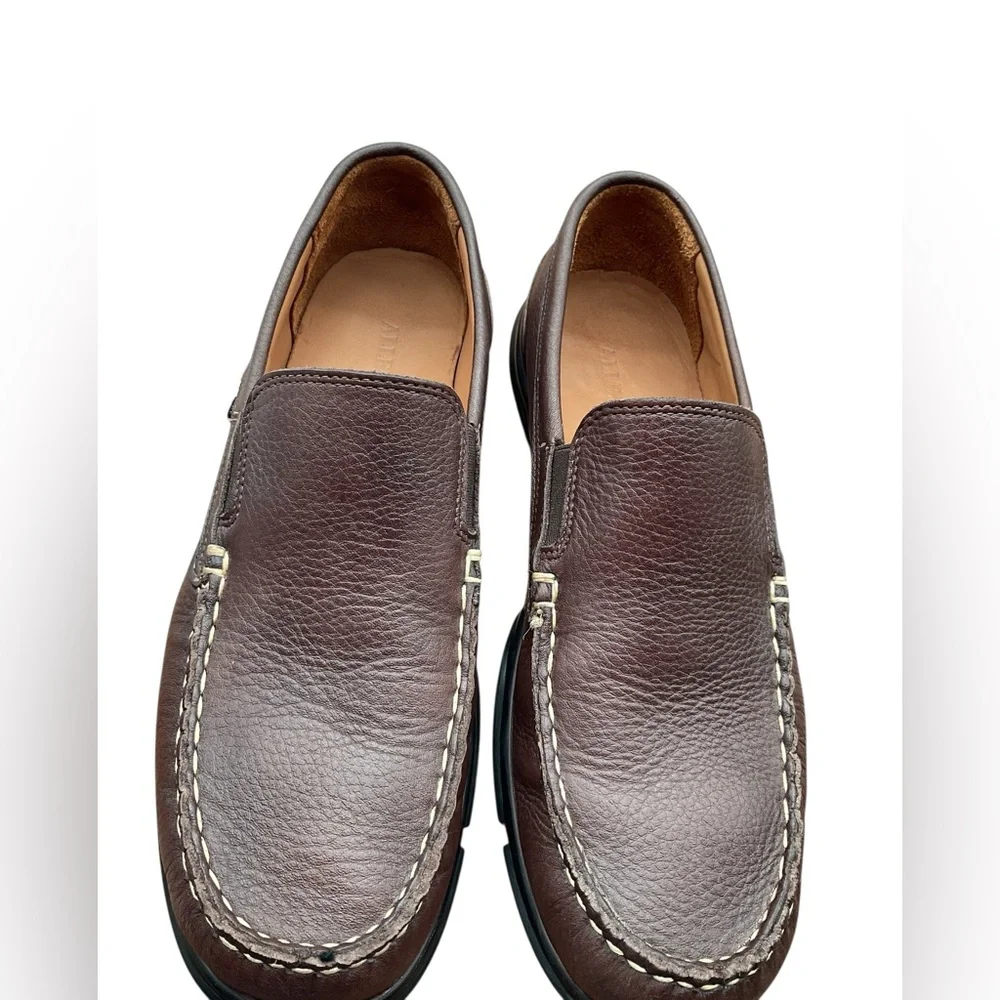 NWT Allen Edmonds Paxton Lace-up Sneaker Brown Leather Slip-On Loafers 9D‎